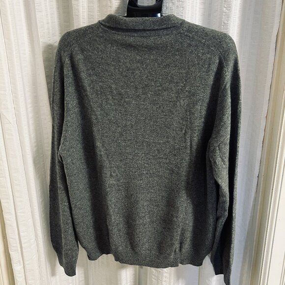 Men’s long-sleeve gray sweater EUC - Picture 2 of 3